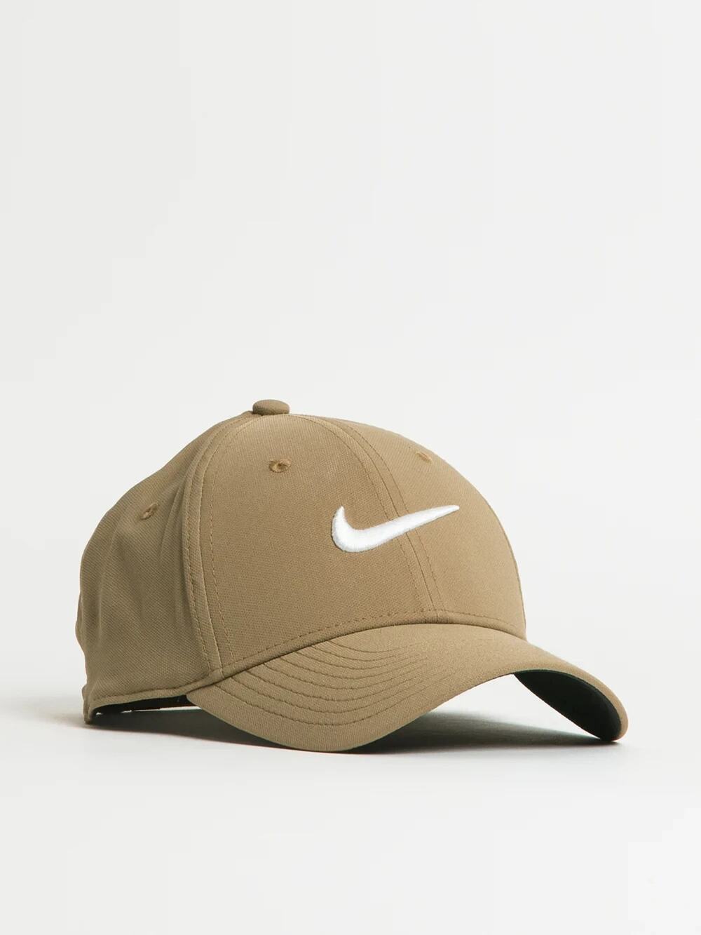 Nike Club Cap White Embroidered Swoosh Adjustable L/XL Taupe Brown FB5625 247